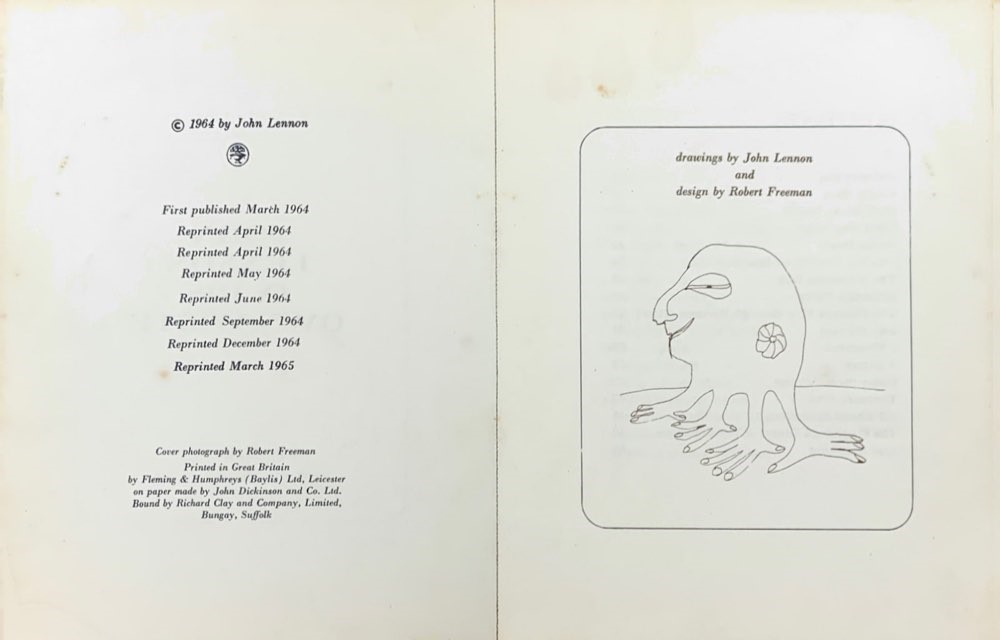 John Lennon - In His Own Write (livro usado) | Tracks Rio